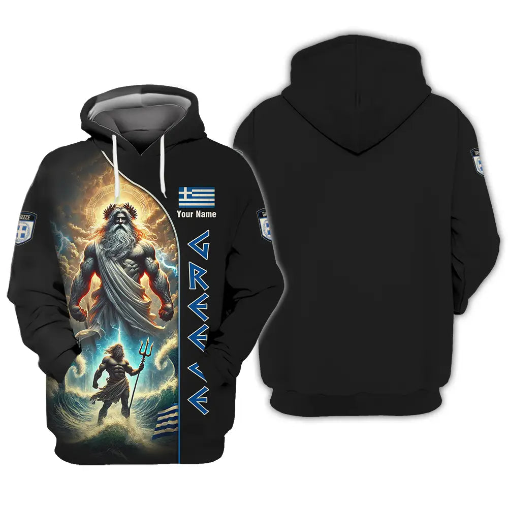 Unisex Shirt - Custom Greece Shirt Hoodie / S T-shirt