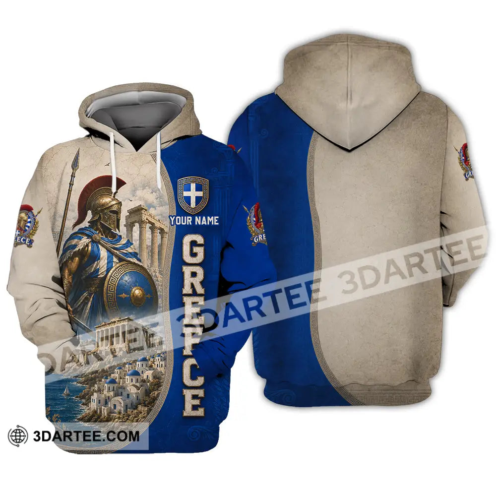 Unisex Shirt - Custom Greece Shirt - Hoodie / S - T-shirt