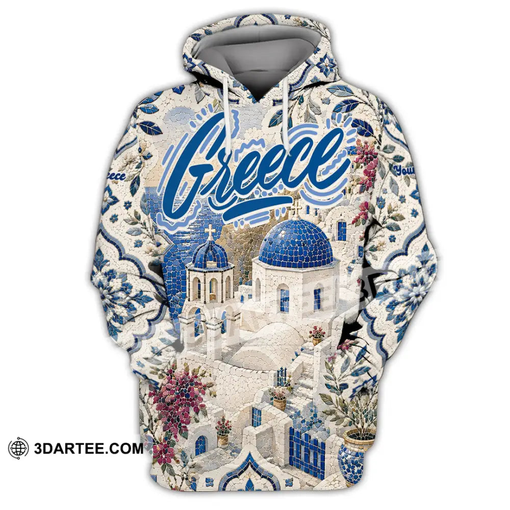 Unisex Shirt - Custom Greece Shirt - Hoodie / S - T-shirt