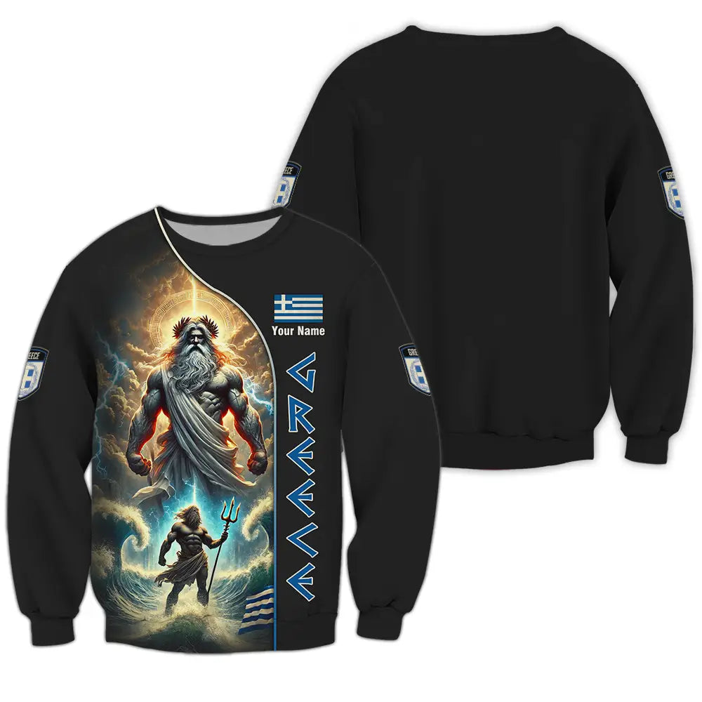 Unisex Shirt - Custom Greece Shirt Long Sleeve / S T-shirt