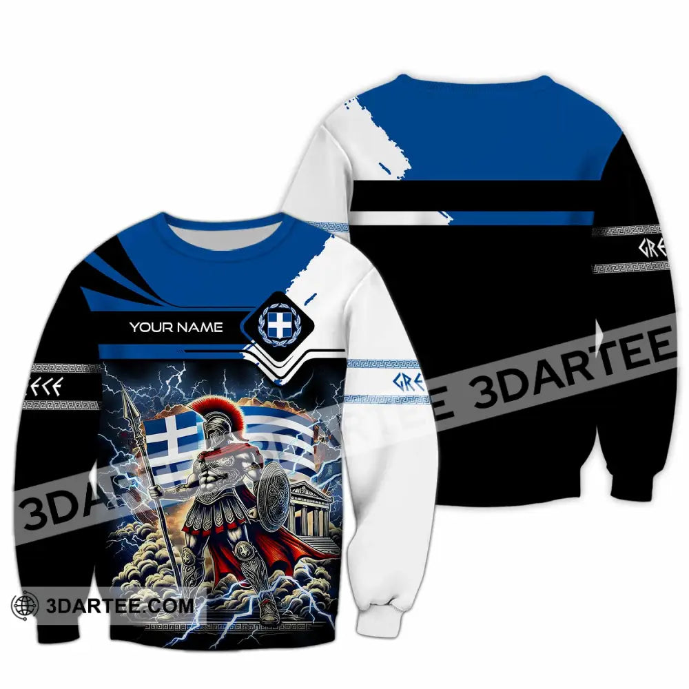 Unisex Shirt - Custom Greece Shirt Long Sleeve / S T-shirt
