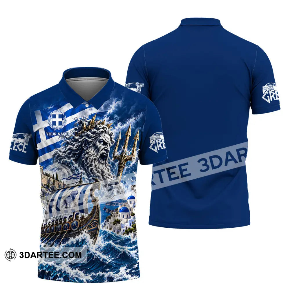 Unisex Shirt - Custom Greece Shirt - Polo Shirt / S - T-shirt