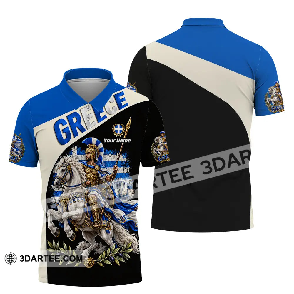 Unisex Shirt - Custom Greece Shirt - Polo Shirt / S - T-shirt