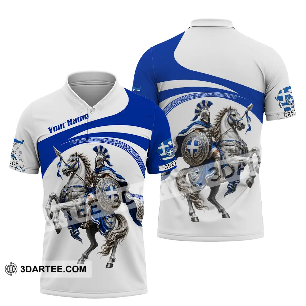 Unisex Shirt - Custom Greece Shirt - Polo Shirt / S - T-shirt