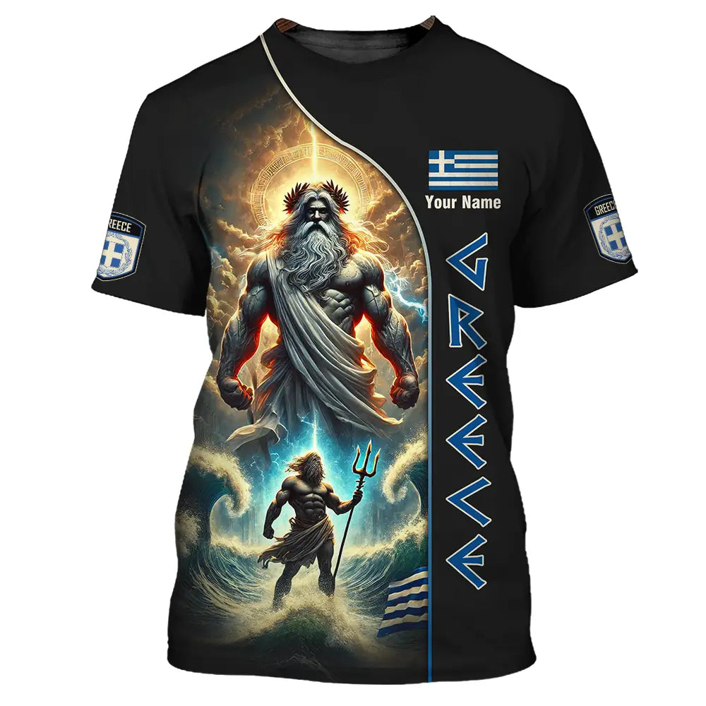 Unisex Shirt - Custom Greece Shirt T-shirt