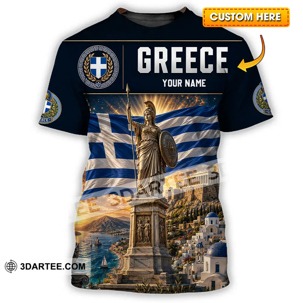 Unisex Shirt - Custom Greece Shirt - T-shirt