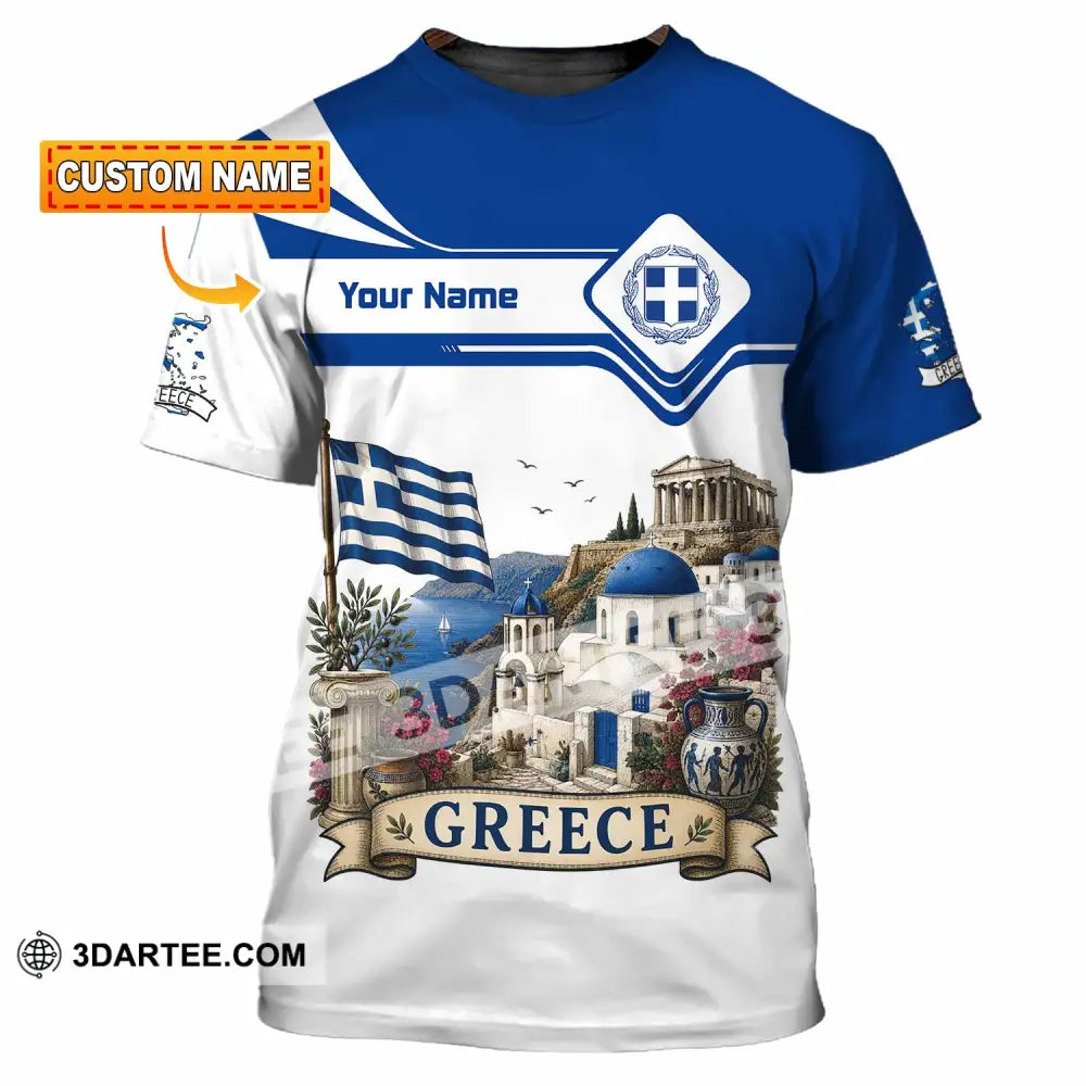 Unisex Shirt - Custom Greece Shirt - T-shirt