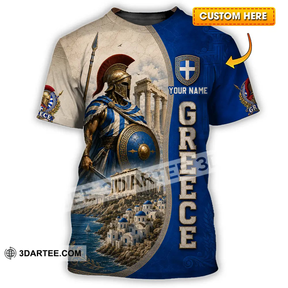 Unisex Shirt - Custom Greece Shirt - T-shirt