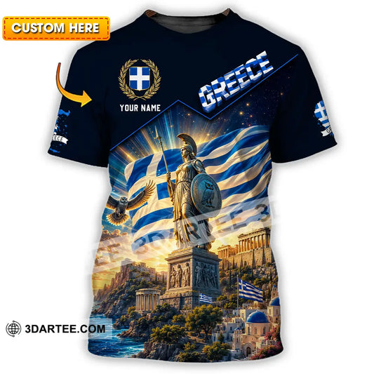 Unisex Shirt - Custom Greece Shirt - T-shirt