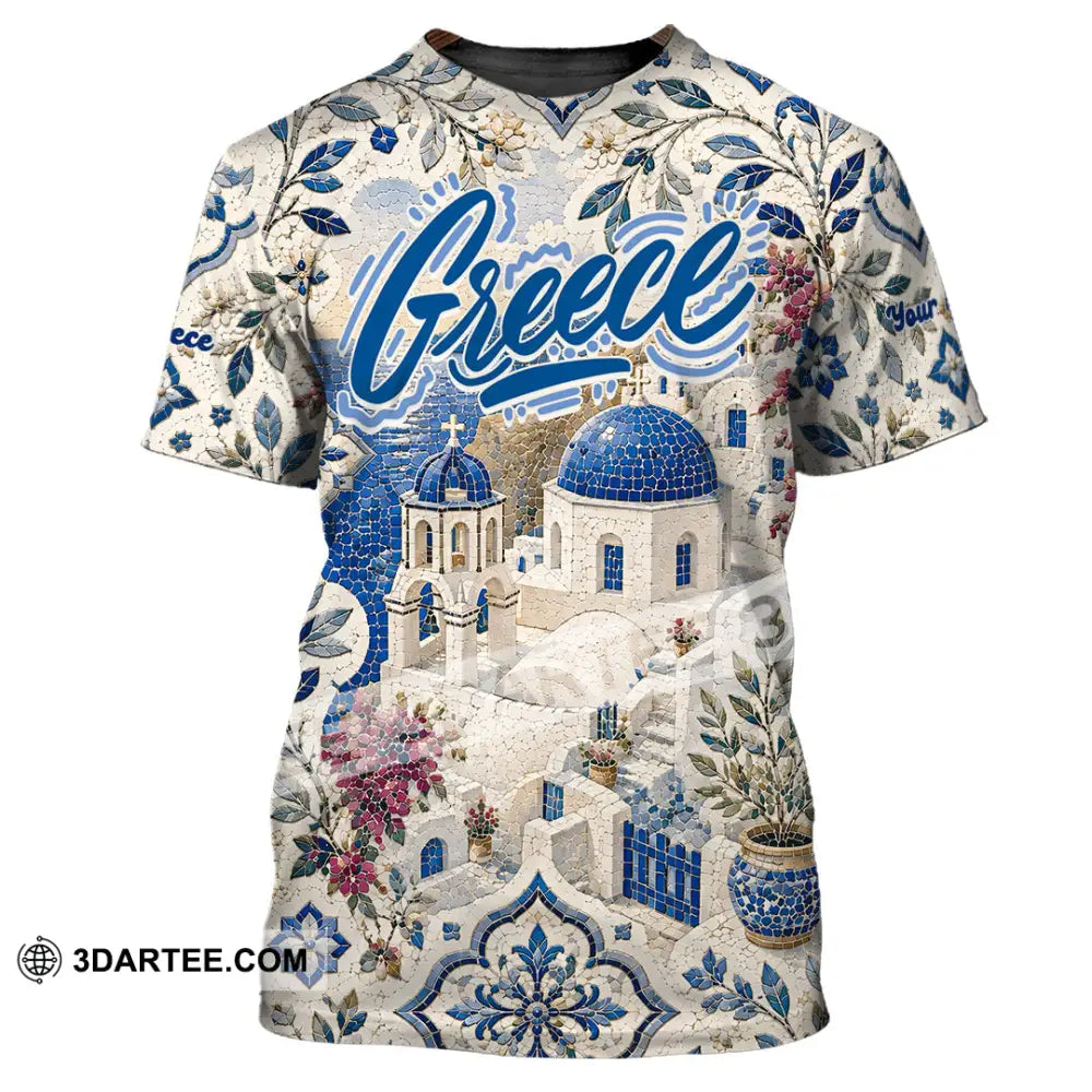 Unisex Shirt - Custom Greece Shirt - T-Shirt / S - T-shirt
