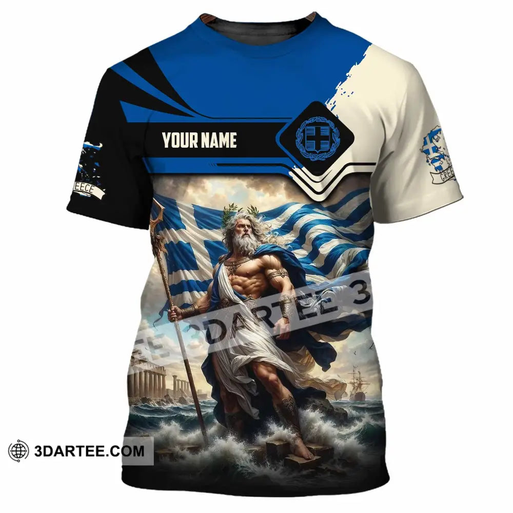 Unisex Shirt - Custom Greece Shirt T-Shirt / S T-shirt