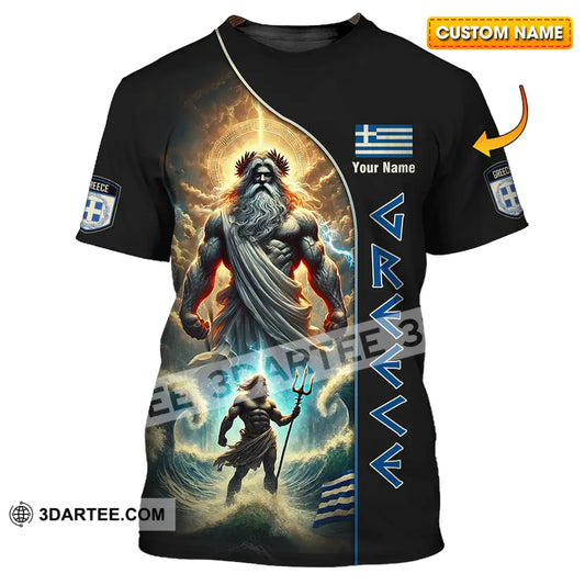 Unisex Shirt - Custom Greece Shirt T-Shirt / S T-shirt