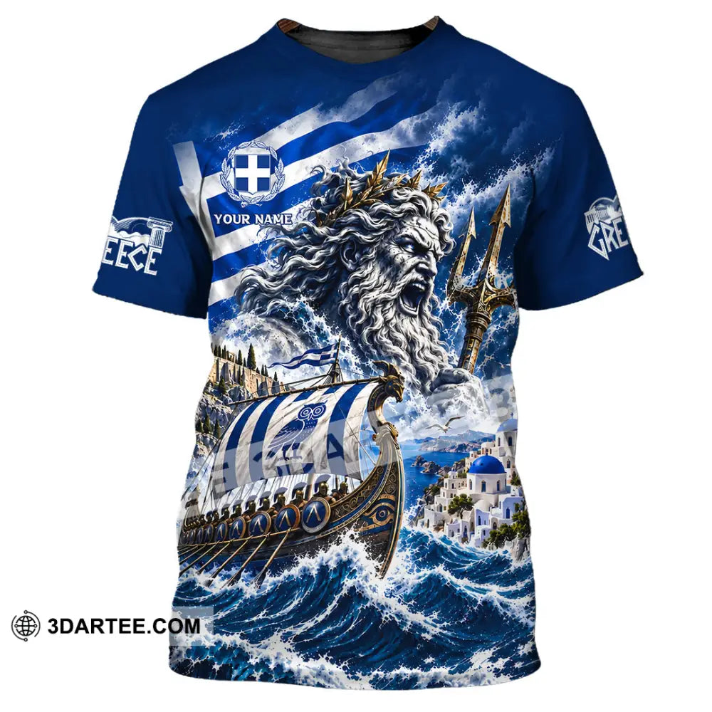 Unisex Shirt - Custom Greece Shirt - T-Shirt / S - T-shirt