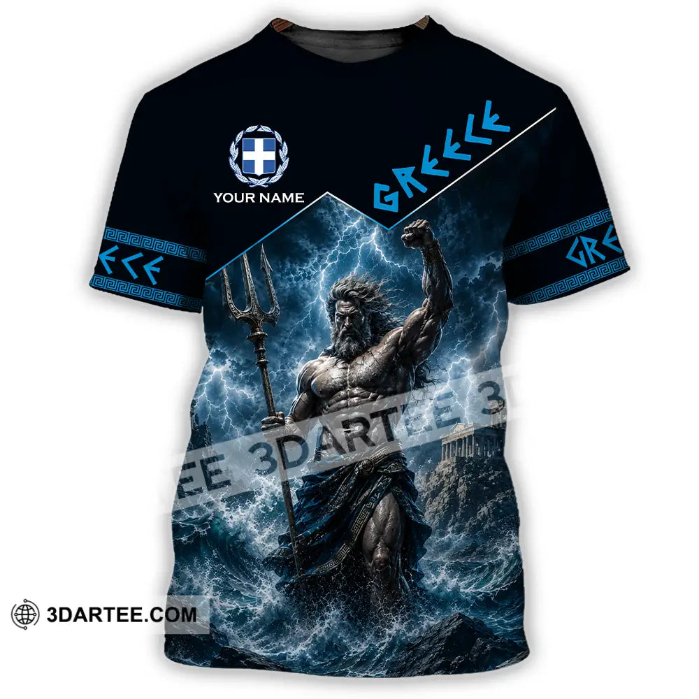 Unisex Shirt - Custom Greece Shirt - T-Shirt / S - T-shirt