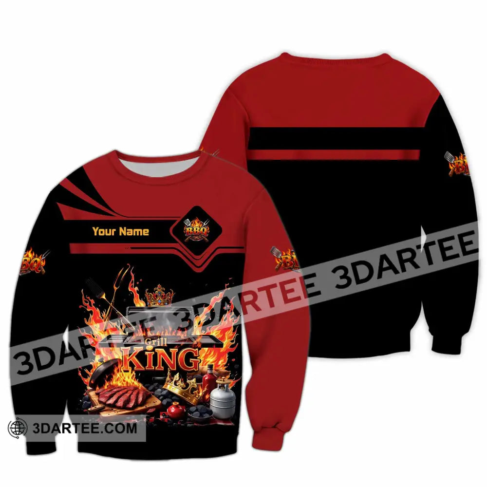 Unisex Shirt - Custom Grill King Shirt - Long Sleeve / S - T-shirt