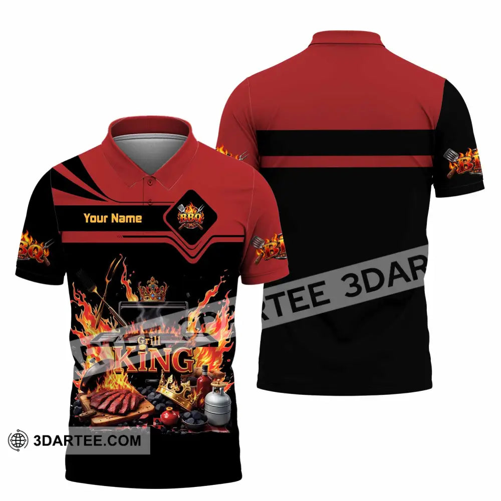 Unisex Shirt - Custom Grill King Shirt - Polo Shirt / S - T-shirt