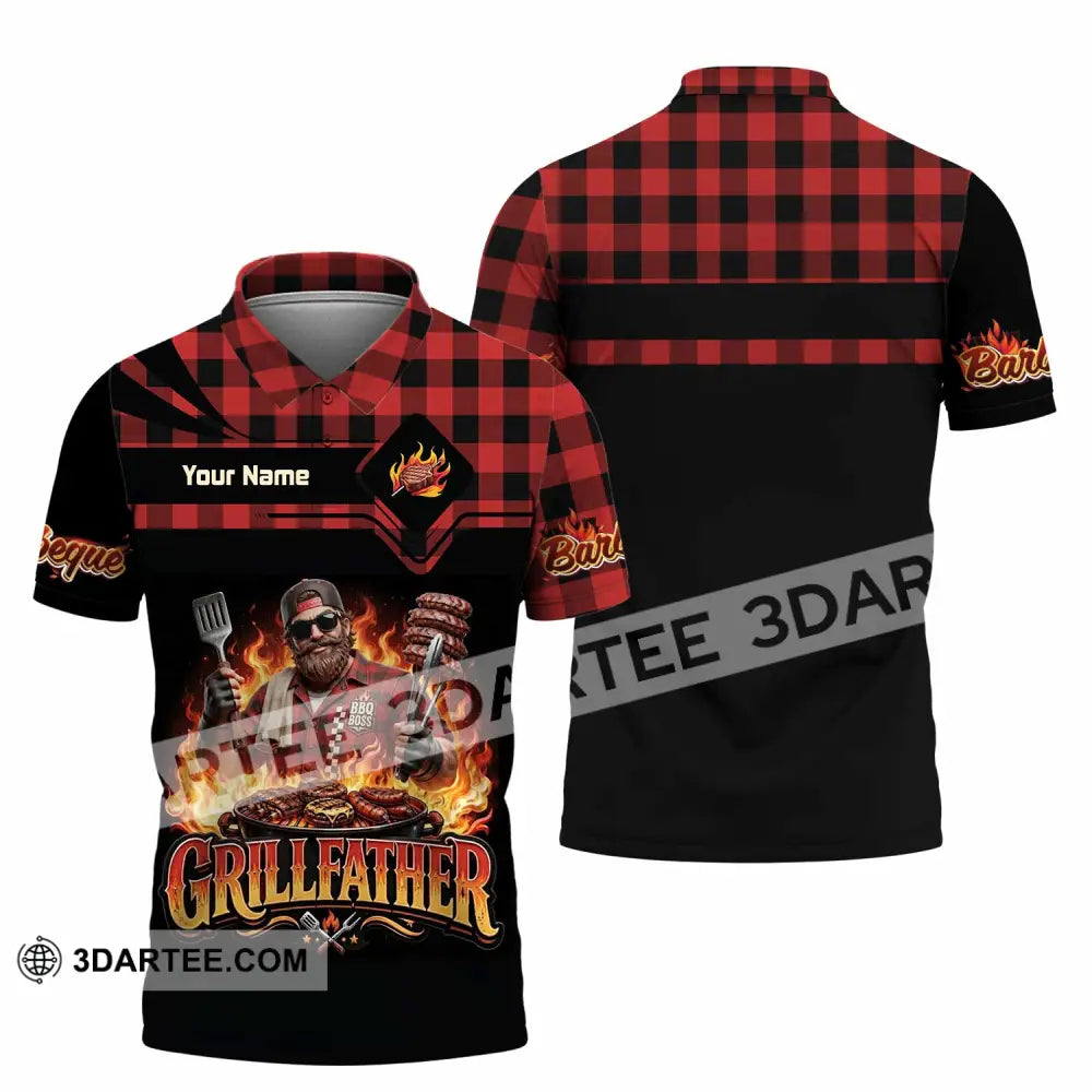 Unisex Shirt - Custom Grillfather Shirt - Polo Shirt / S - T-shirt