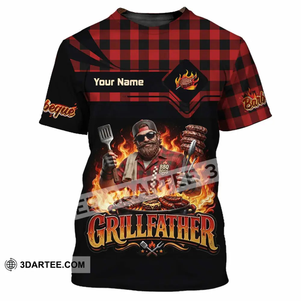 Unisex Shirt - Custom Grillfather Shirt - T-Shirt / S - T-shirt