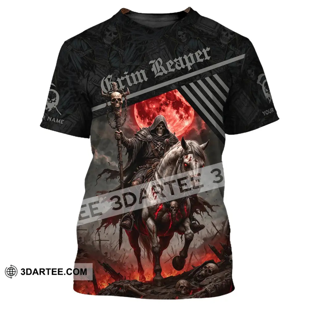 Unisex Shirt - Custom Grim Reaper Shirt T-Shirt / S T-shirt