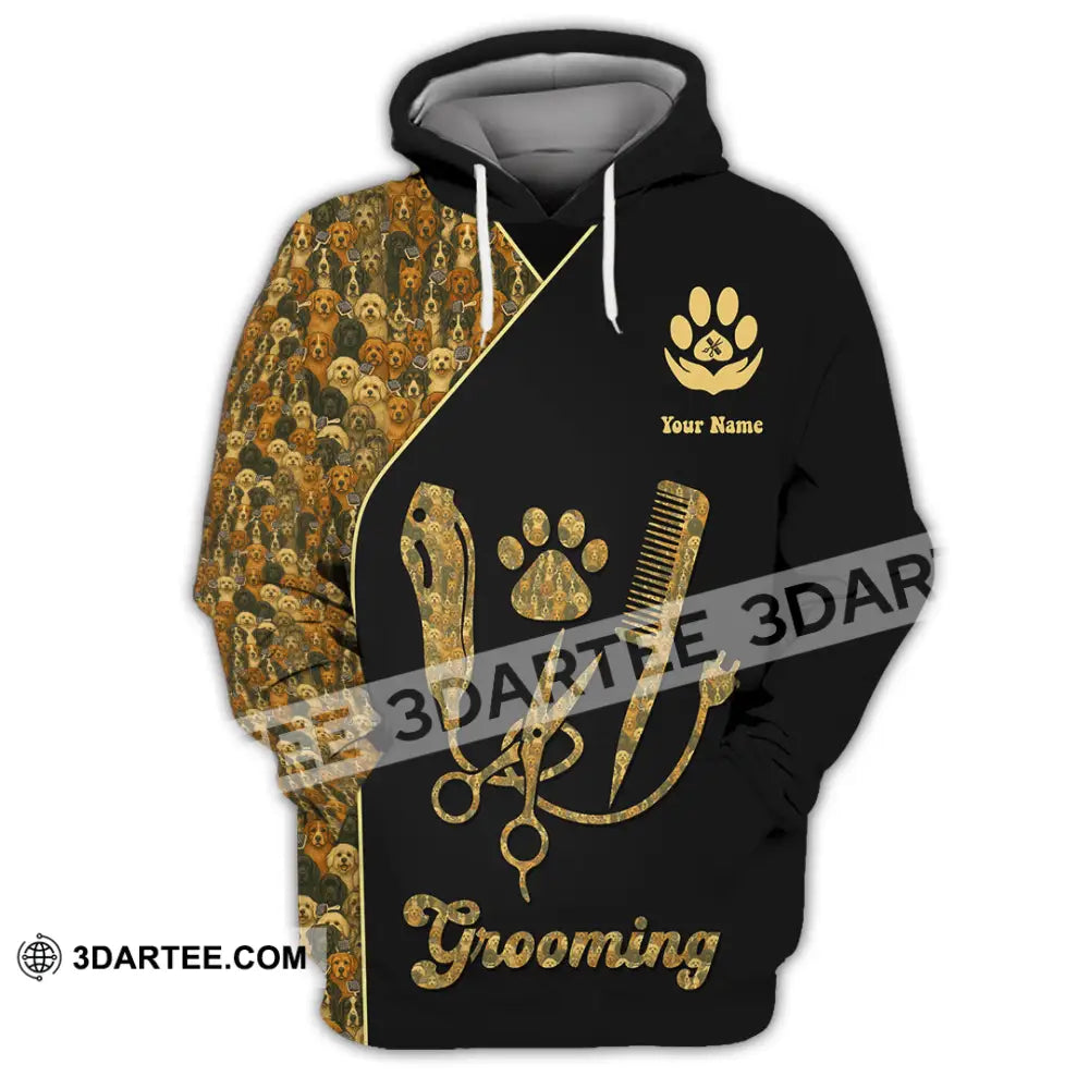 Unisex Shirt - Custom Groomer Shirt Hoodie / S T-shirt