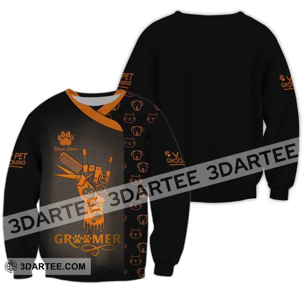 Unisex Shirt - Custom Groomer Shirt Long Sleeve / S T-shirt