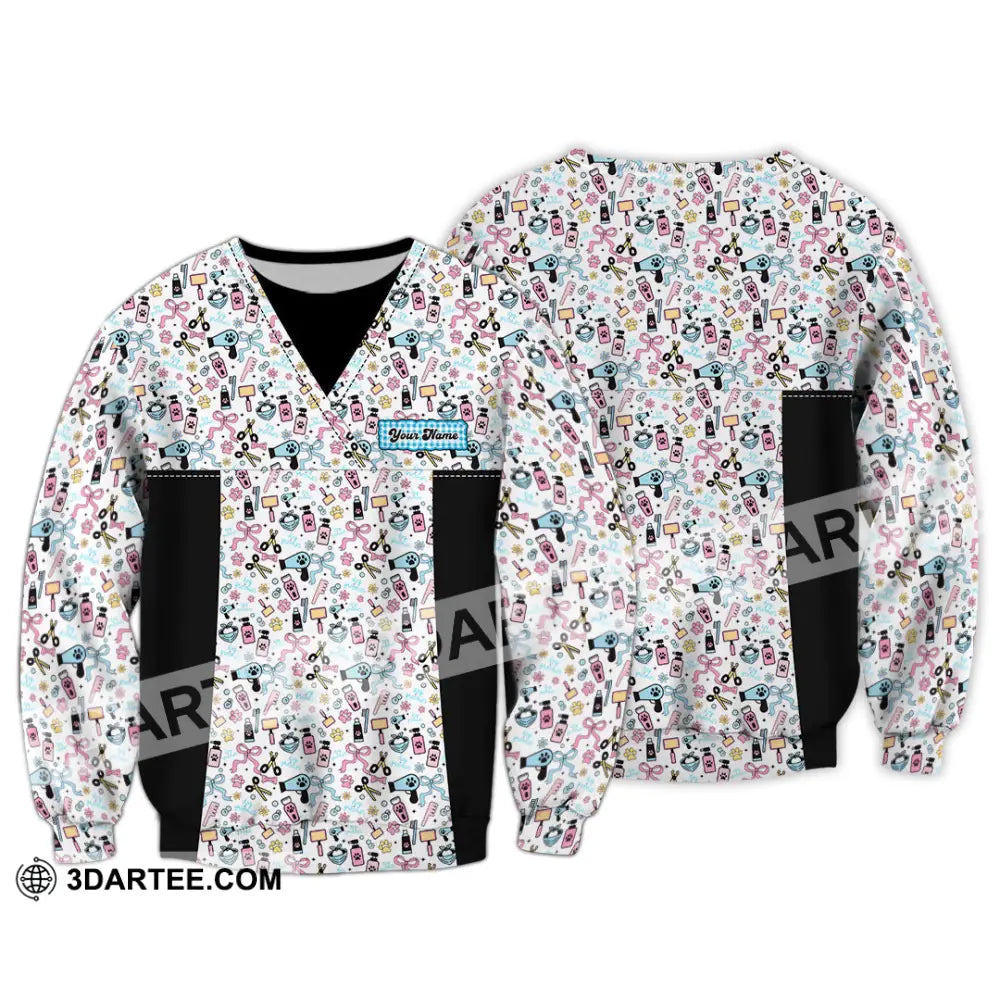 Unisex Shirt - Custom Groomer Shirt Long Sleeve / S T-shirt