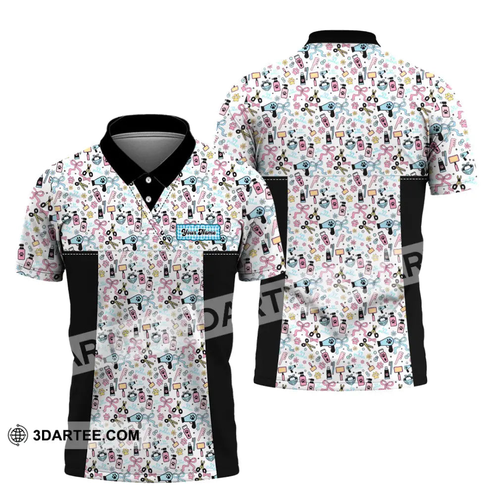 Unisex Shirt - Custom Groomer Shirt Polo Shirt / S T-shirt