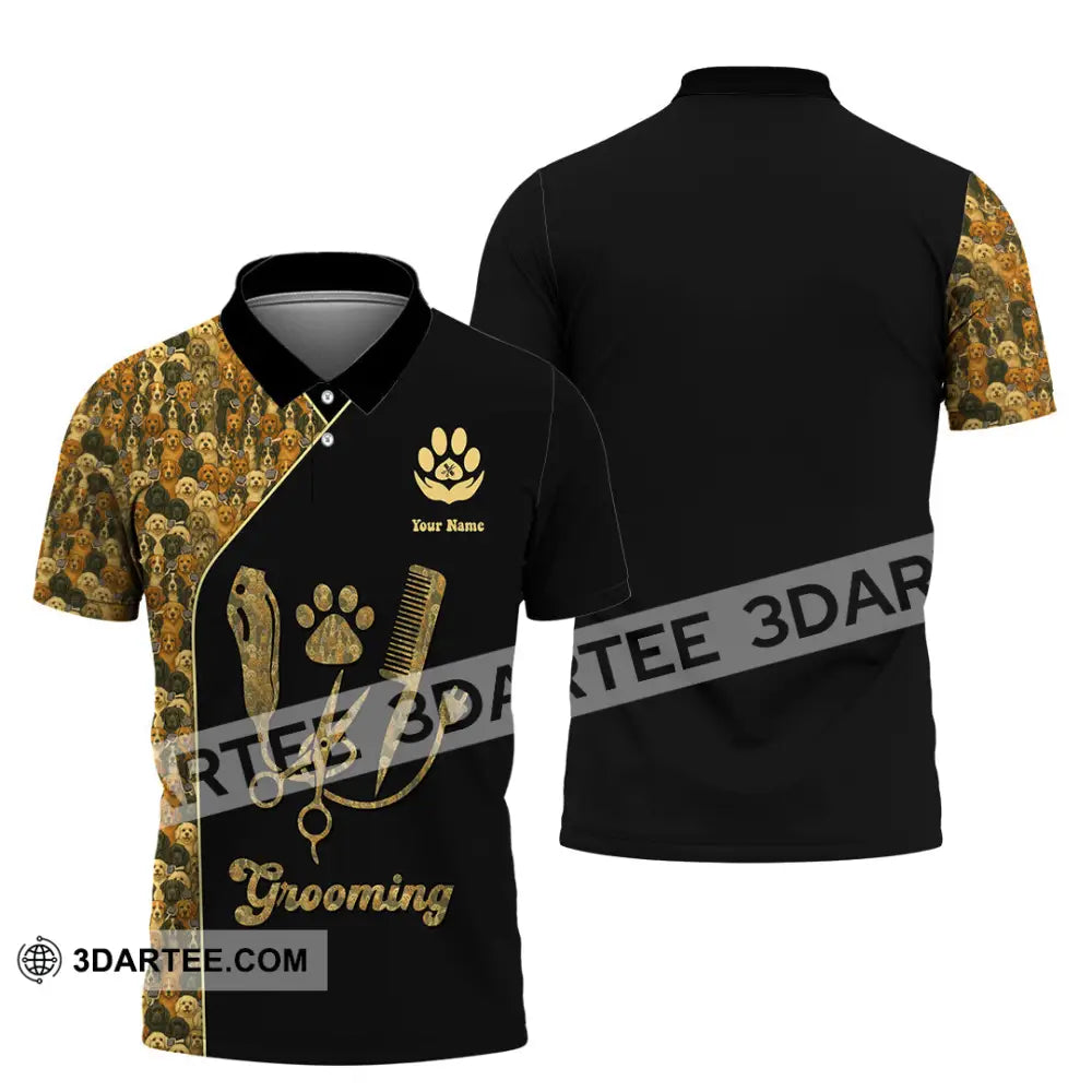 Unisex Shirt - Custom Groomer Shirt Polo Shirt / S T-shirt