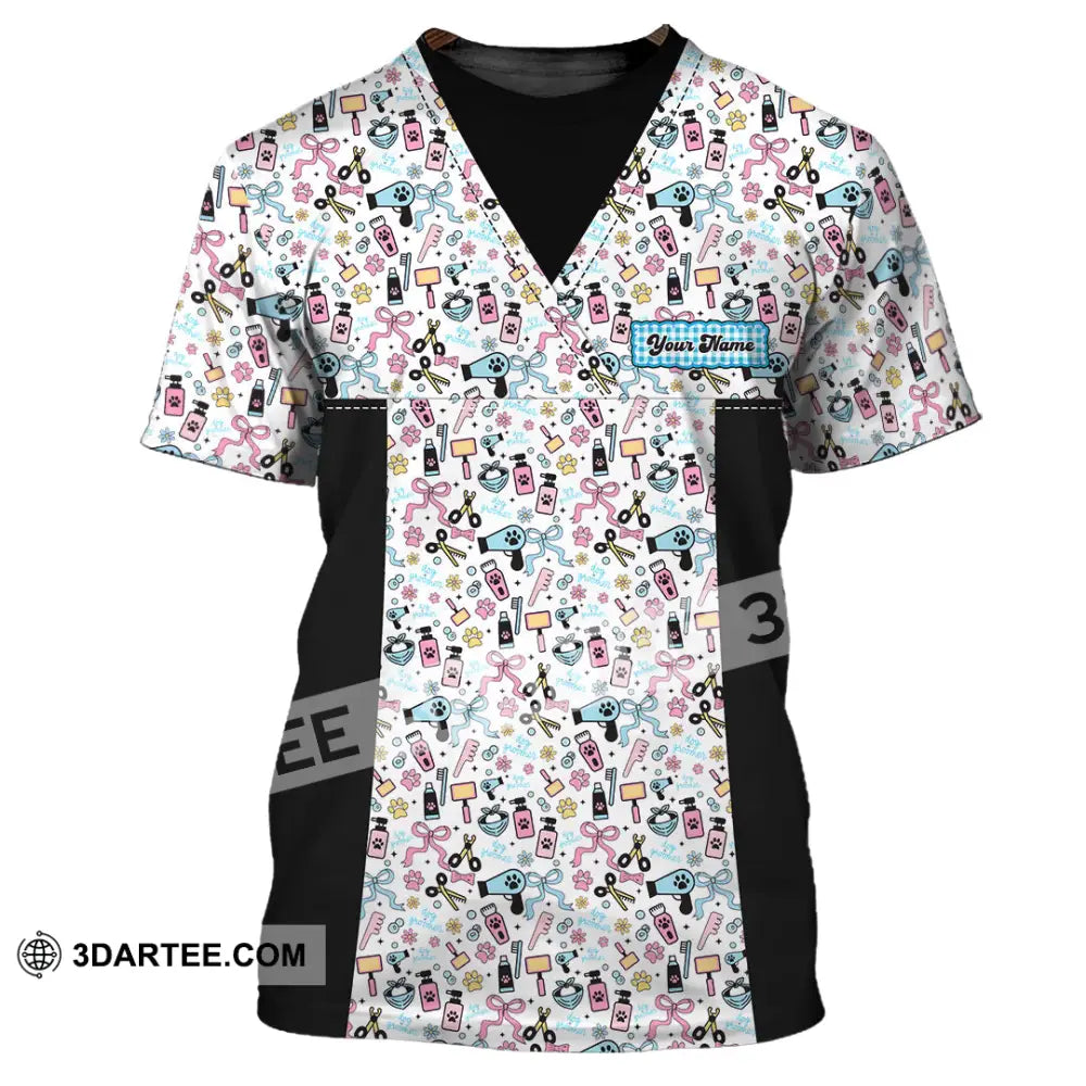 Unisex Shirt - Custom Groomer Shirt T-Shirt / S T-shirt