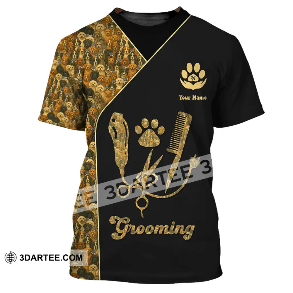 Unisex Shirt - Custom Groomer Shirt T-Shirt / S T-shirt