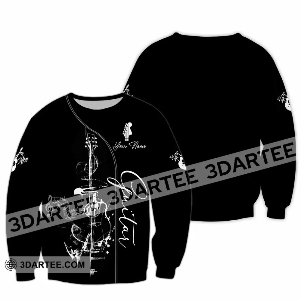Unisex Shirt - Custom Guitar 3D Shirt - Long Sleeve / S - T-shirt