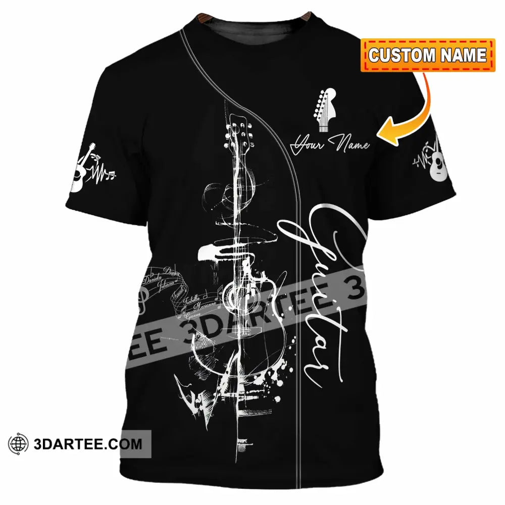 Unisex Shirt - Custom Guitar 3D Shirt - T-shirt