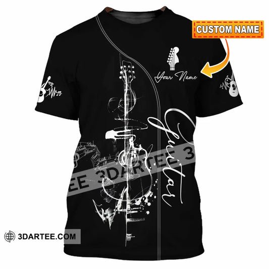 Unisex Shirt - Custom Guitar 3D Shirt - T-shirt