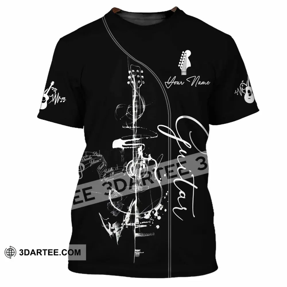 Unisex Shirt - Custom Guitar 3D Shirt - T-Shirt / S - T-shirt