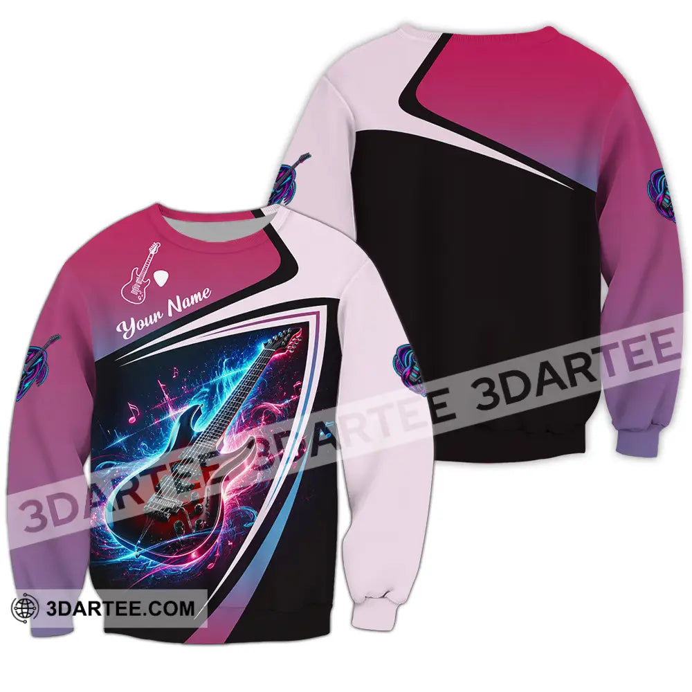 Unisex Shirt - Custom Guitar Shirt - Long Sleeve / S - T-shirt