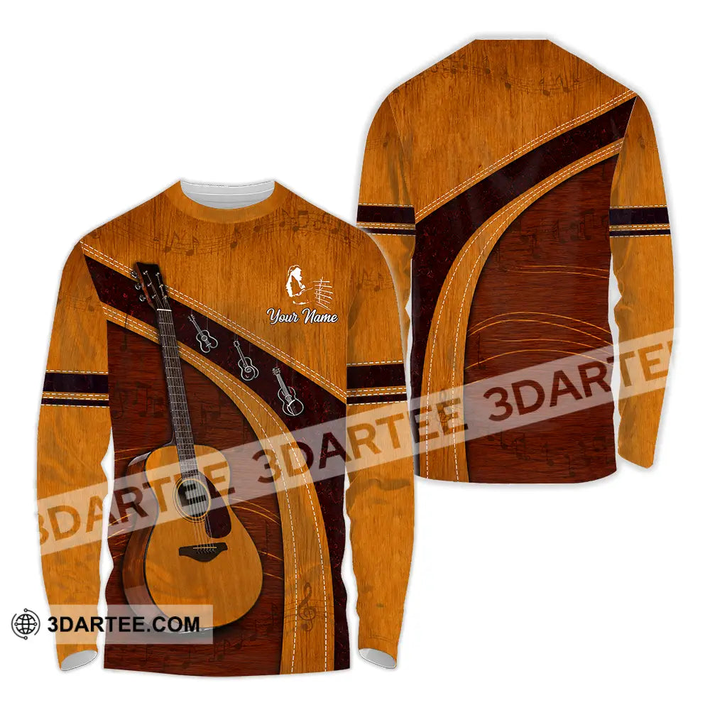 Unisex Shirt - Custom Guitar Shirt - Long Sleeve Shirt / S - T-shirt