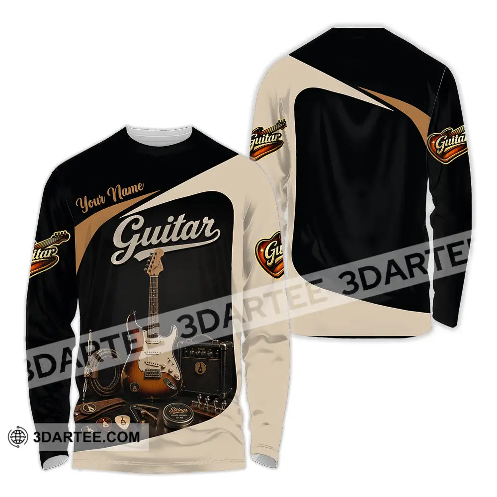 Unisex Shirt - Custom Guitar Shirt - Long Sleeve Shirt / S - T-shirt