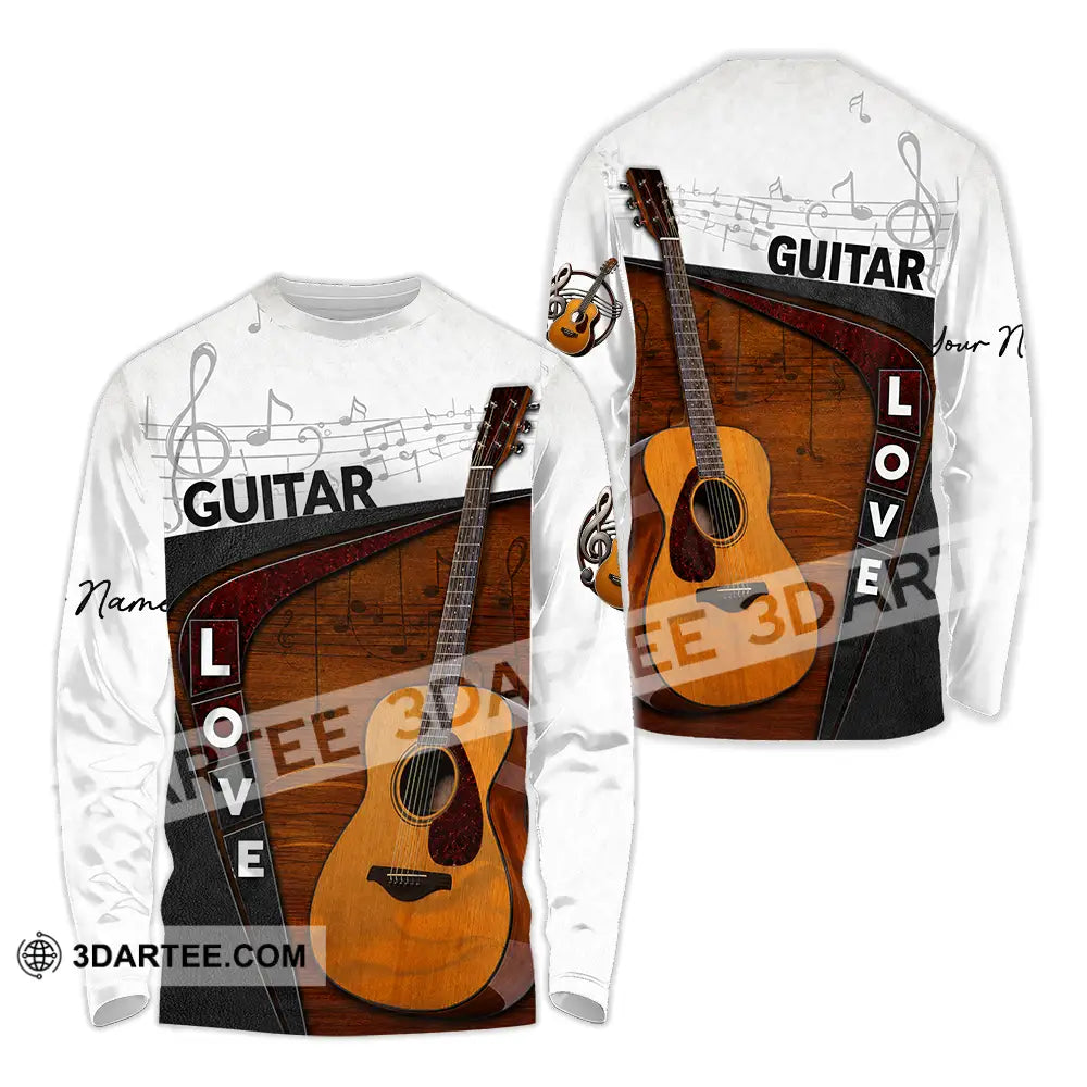 Unisex Shirt - Custom Guitar Shirt - Long Sleeve Shirt / S - T-shirt