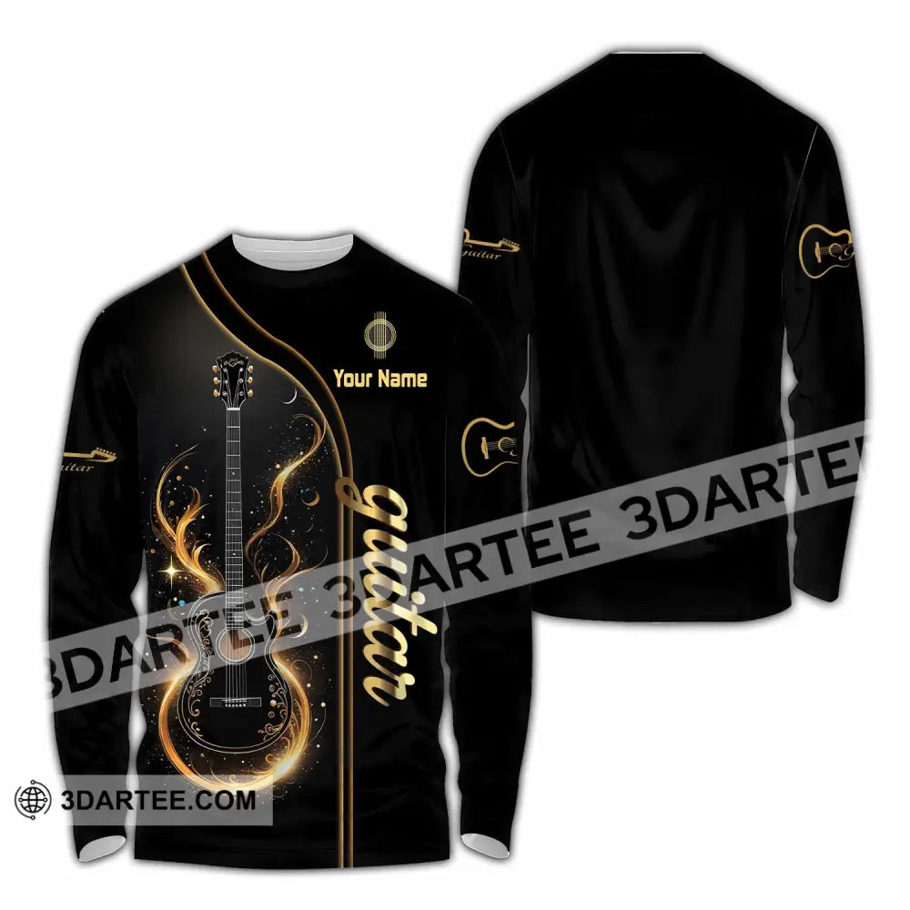 Unisex Shirt - Custom Guitar Shirt - Long Sleeve Shirt / S - T-shirt