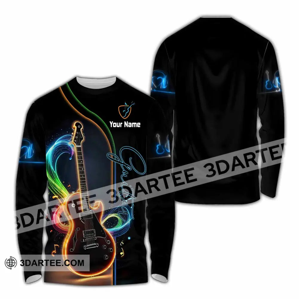 Unisex Shirt - Custom Guitar Shirt - Long Sleeve Shirt / S - T-shirt
