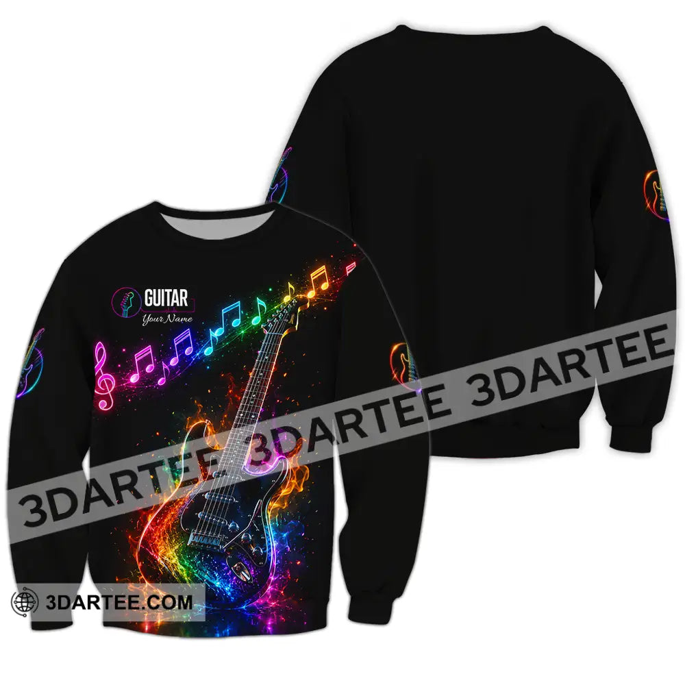 Unisex Shirt - Custom Guitar Shirt - Long Sleeve / S - T-shirt