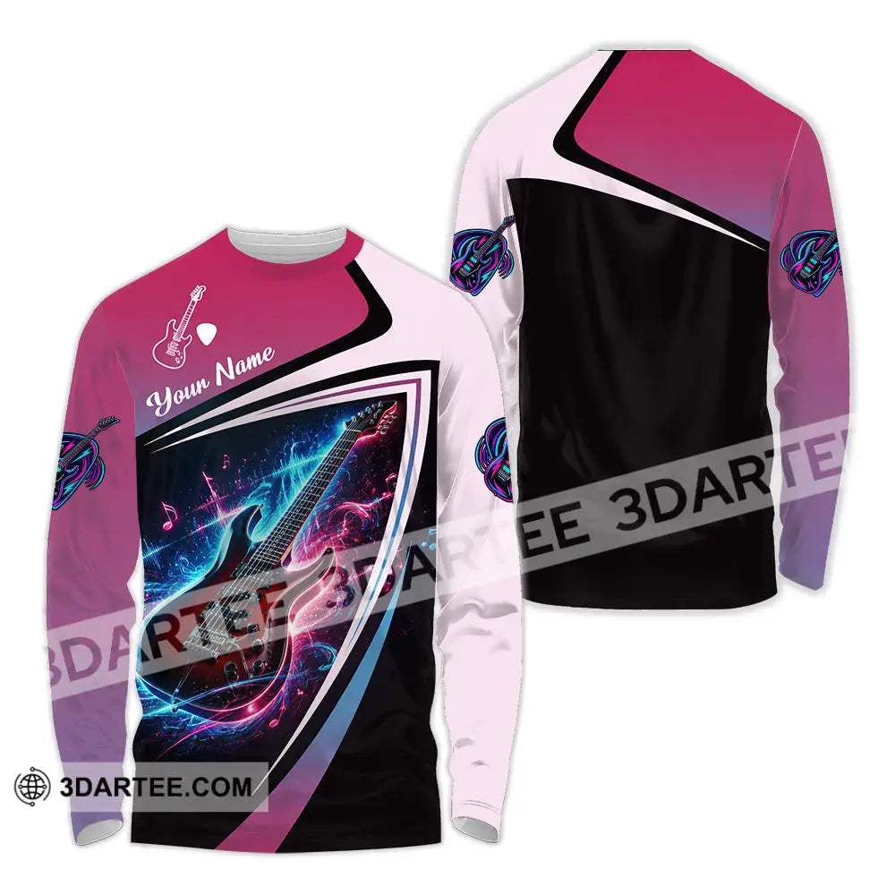Unisex Shirt - Custom Guitar Shirt - Long Sleeve Shirt / S - T-shirt