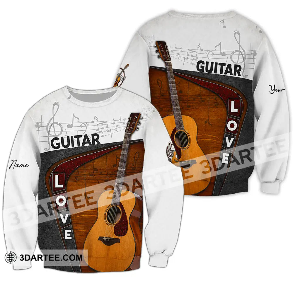 Unisex Shirt - Custom Guitar Shirt - Long Sleeve / S - T-shirt