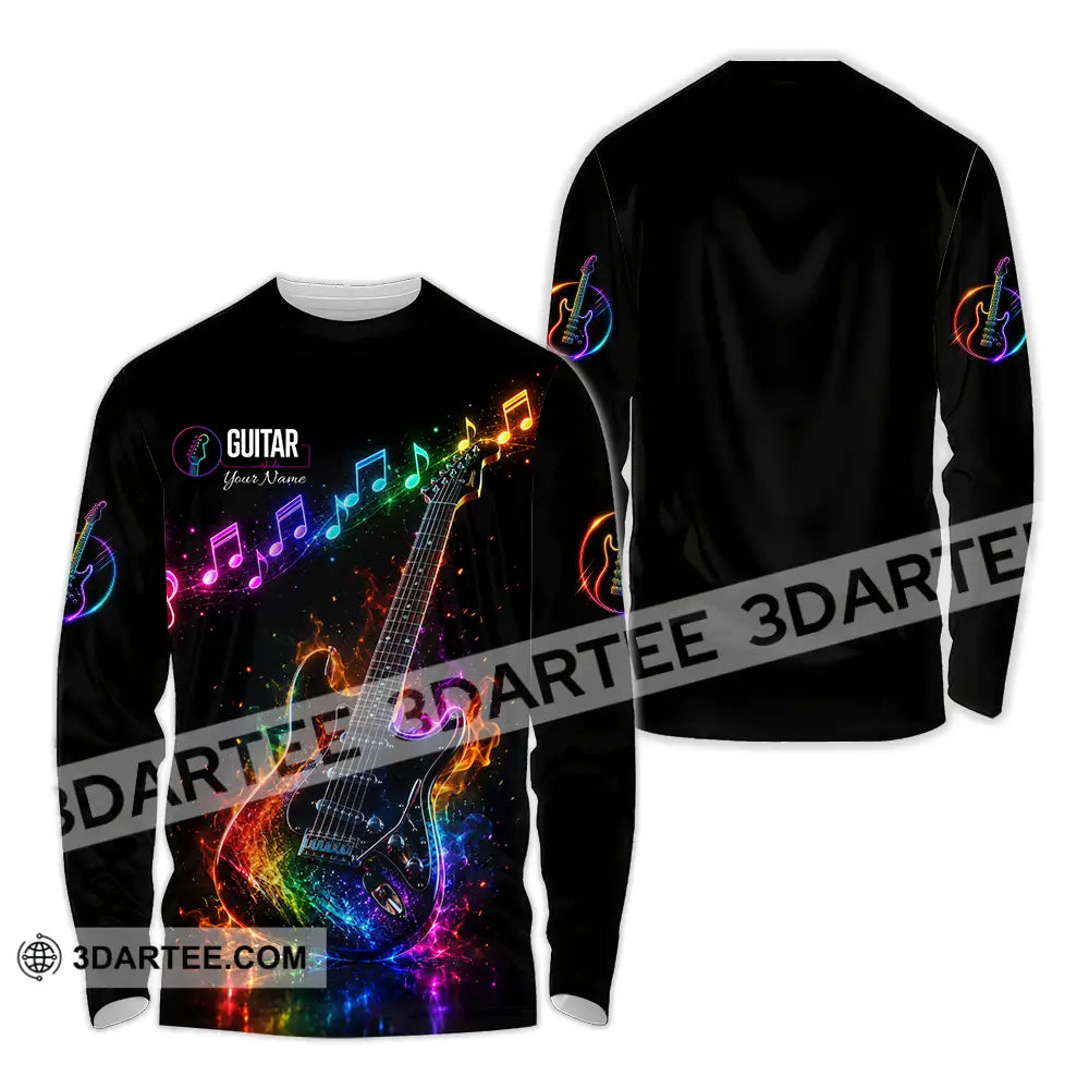 Unisex Shirt - Custom Guitar Shirt - Long Sleeve Shirt / S - T-shirt