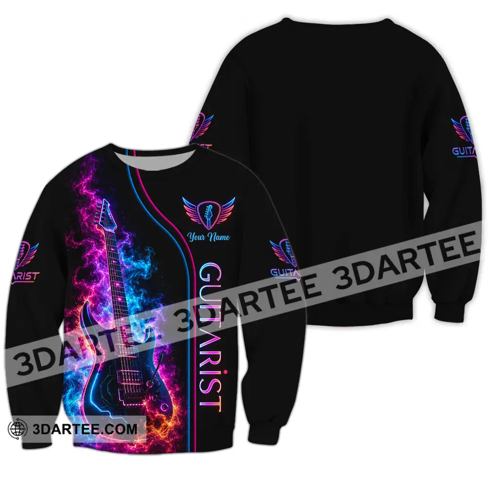 Unisex Shirt - Custom Guitar Shirt - Long Sleeve / S - T-shirt