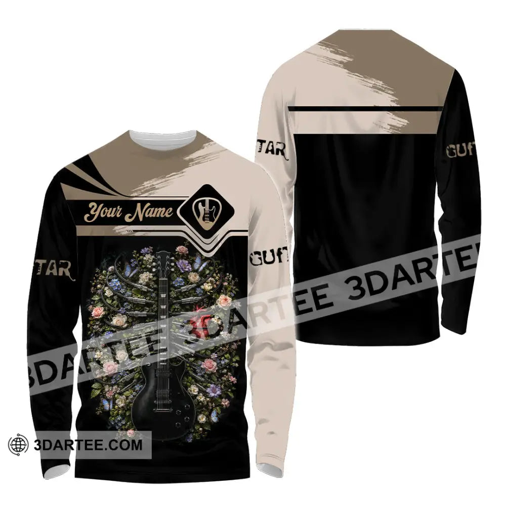 Unisex Shirt - Custom Guitar Shirt - Long Sleeve Shirt / S - T-shirt
