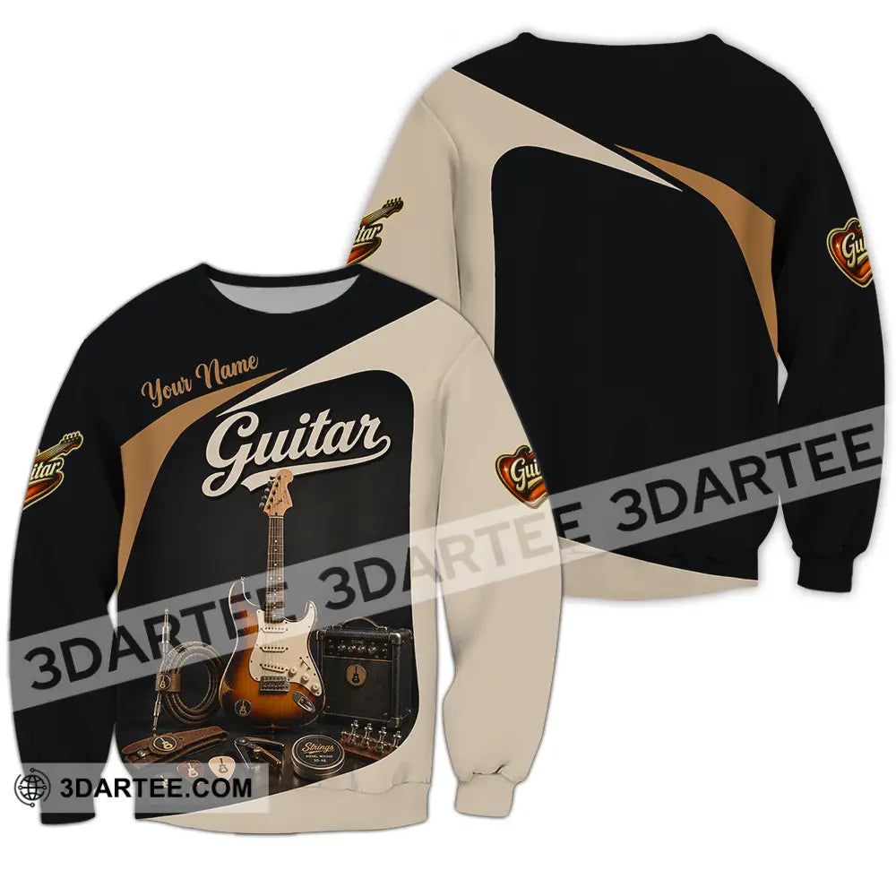 Unisex Shirt - Custom Guitar Shirt - Long Sleeve / S - T-shirt