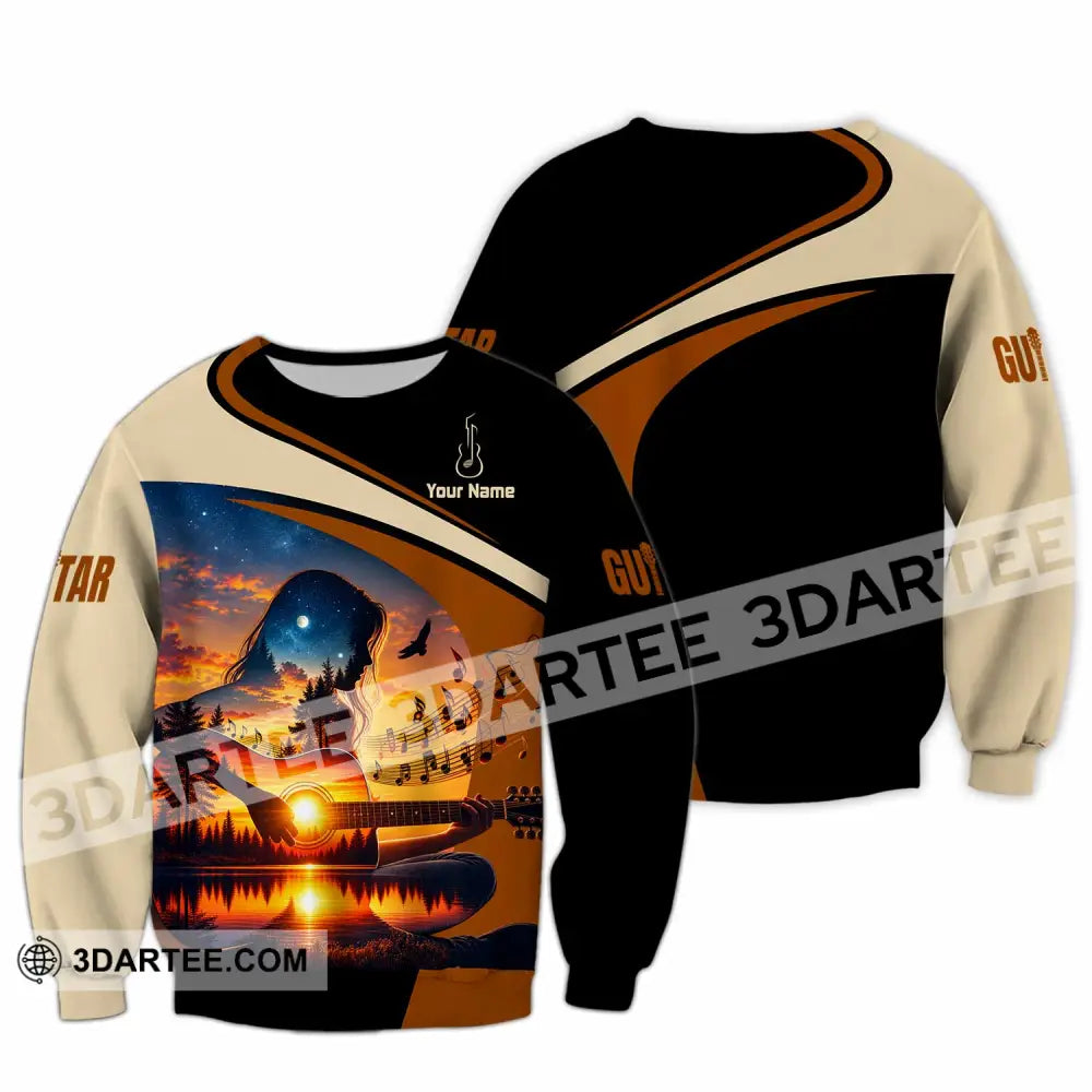 Unisex Shirt - Custom Guitar Shirt - Long Sleeve / S - T-shirt