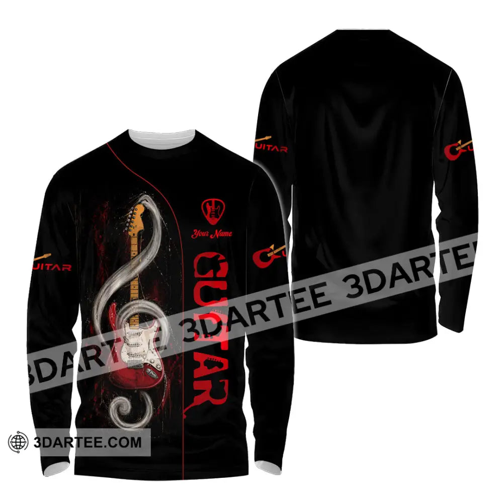 Unisex Shirt - Custom Guitar Shirt - Long Sleeve Shirt / S - T-shirt