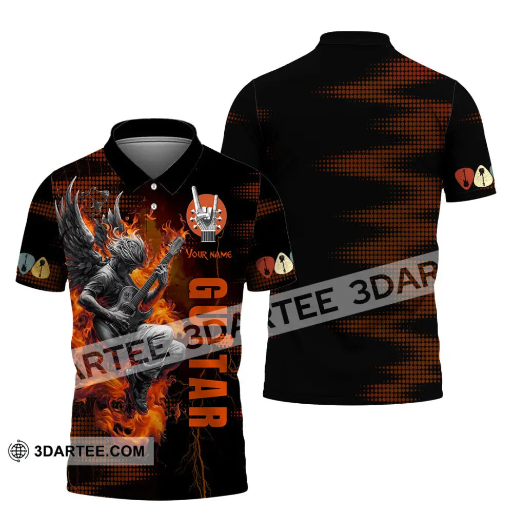 Unisex Shirt - Custom Guitar Player Shirt Polo Shirt / S T-shirt